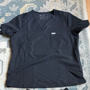 Figs Scrub Top Size M, Black